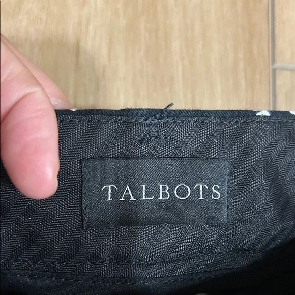 NWOT - TALBOTS Hampshire Ankle Pants in Black & White - Picture 2 of 14